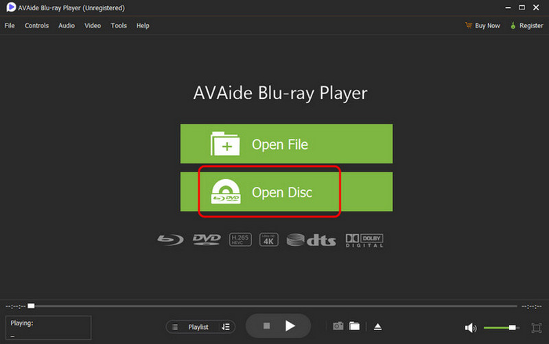 Åpne disk AVAide