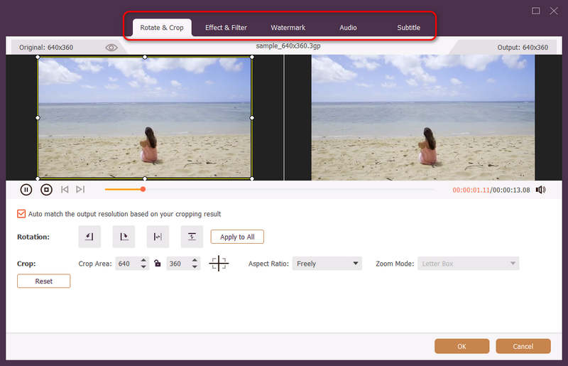Rediger 3GP-videoen din