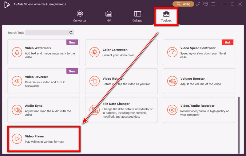 Verktøykasse-videospiller
