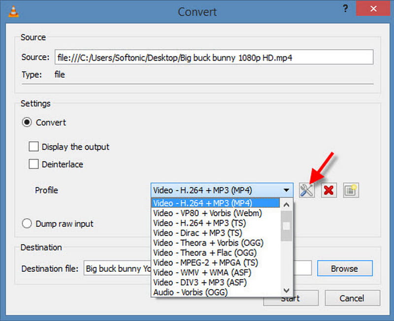 تنسيق VLC
