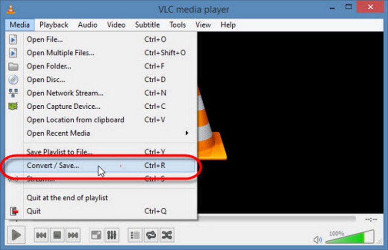 تحويل وحفظ VLC