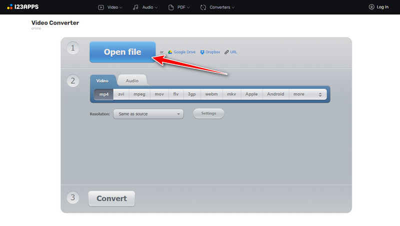 Buka aplikasi Dat 123