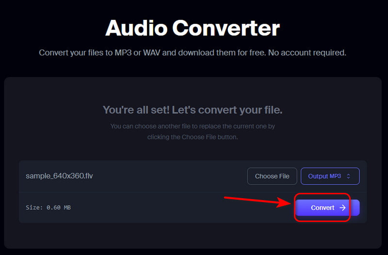 แตะปุ่มแปลง