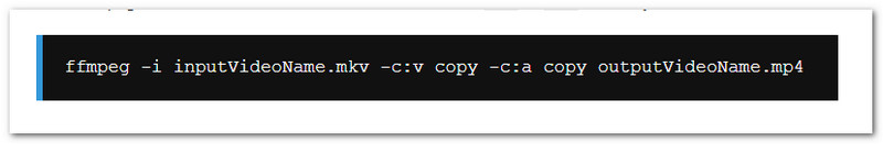 FFmpeg Enkel programvaremetode