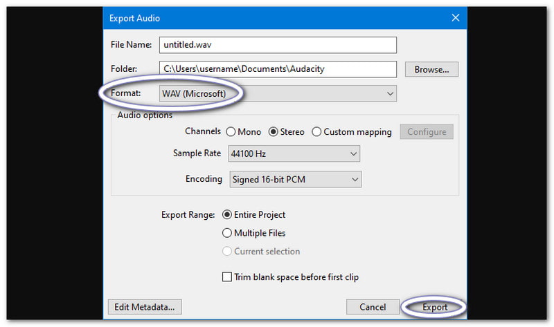 โปรแกรม Audacity แปลงไฟล์ MKV เป็น WAV