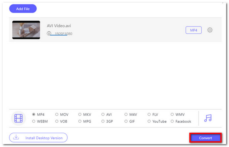Avaide Online Convert Export