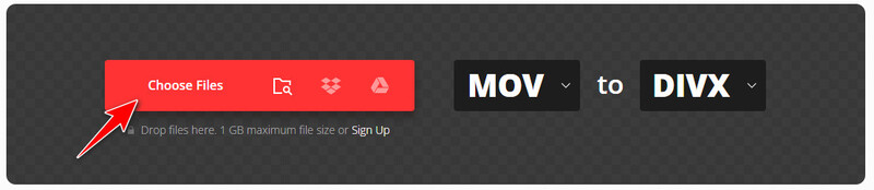 Convertio Choose Files