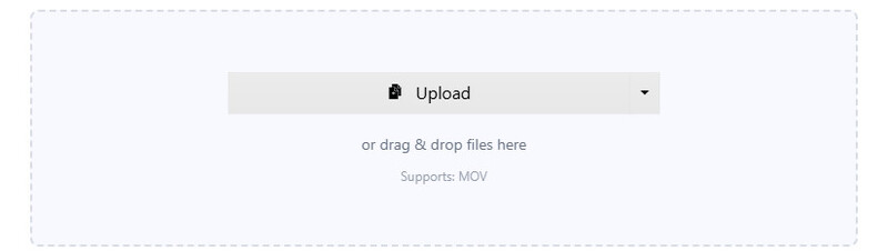XConvert Upload MOV