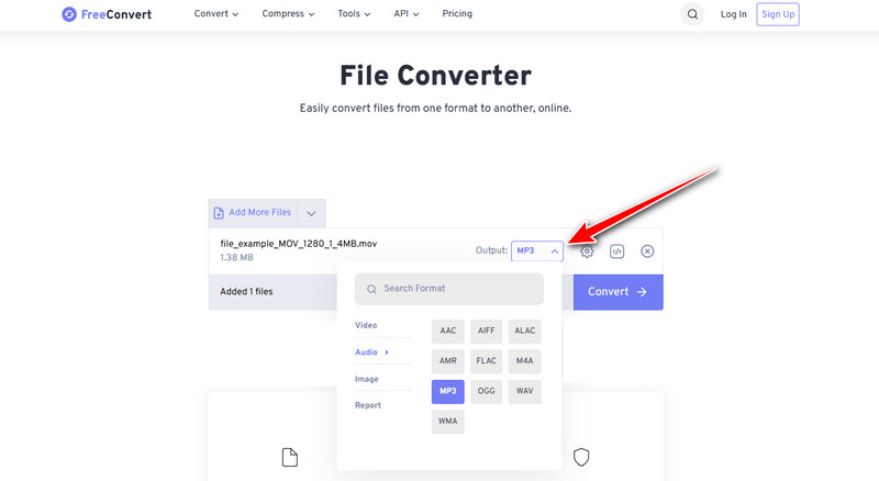 Nastavit Mp3 Freeconvert