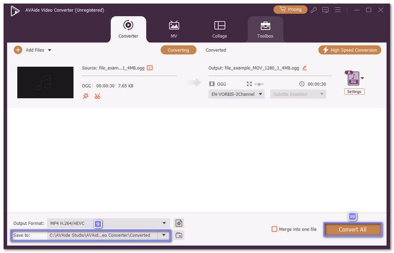 Converter arquivo Move para Ogg