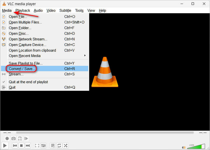 Launch VLC Video Converter