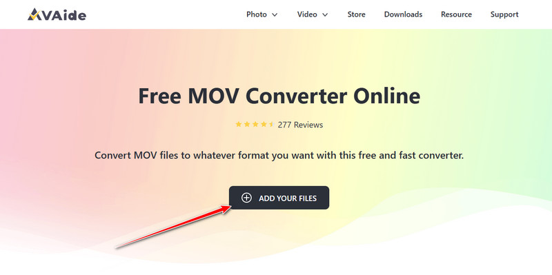 Add Your MOV