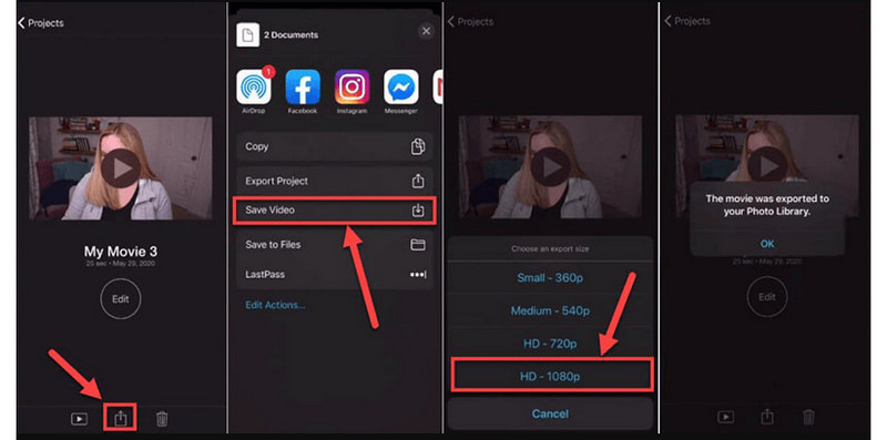 Export MOV Imovie