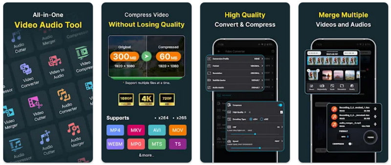 Application de conversion vidéo et de compression
