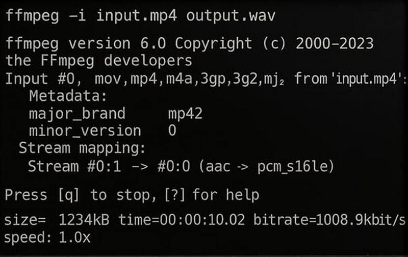 คำสั่ง Ffmpeg