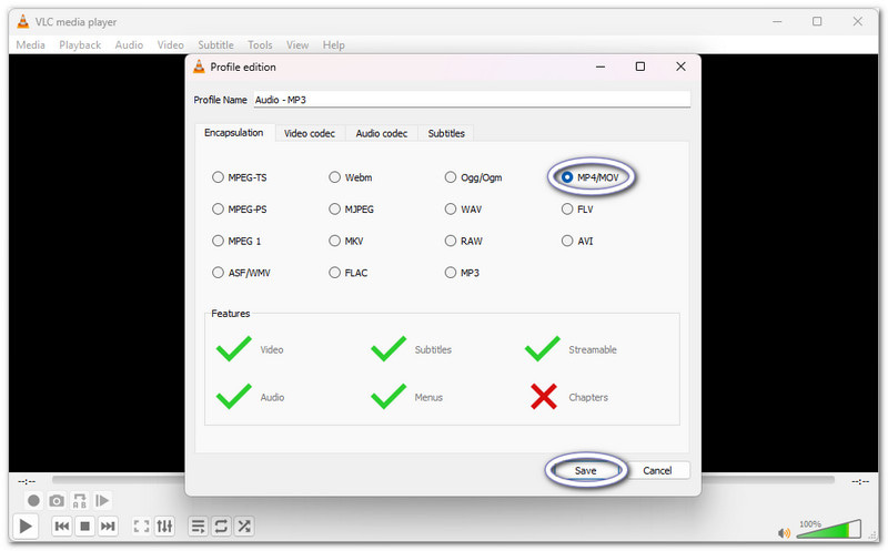 VLC Media Player: Converter MPG para MOV