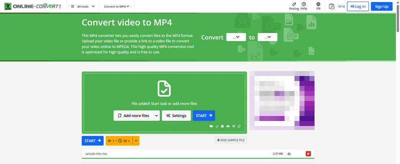 Online converteren web