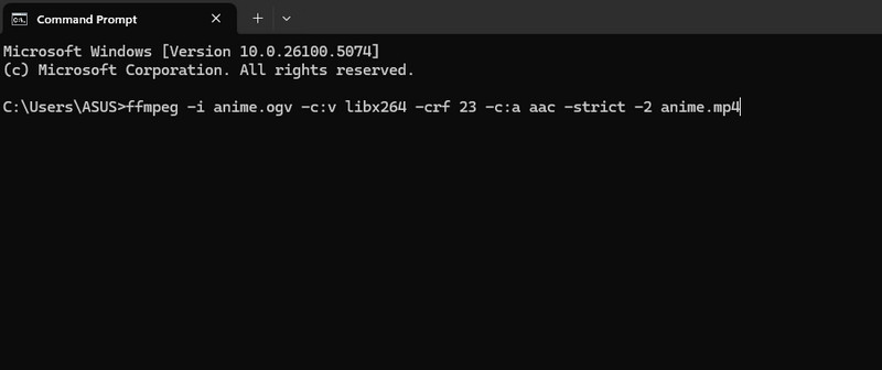 Add Code Ffmpeg