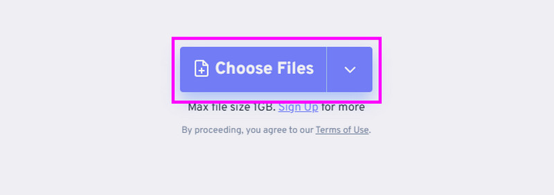 Choose Files Freeconvert