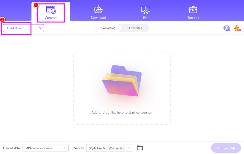 Converter Add Files Hitpaw
