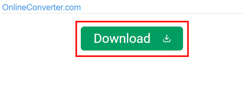 ファイルのダウンロード Onlineconverter