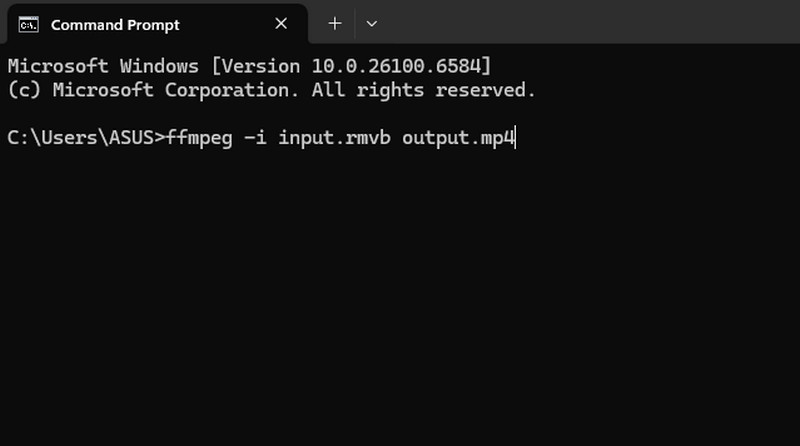 Rmvb MP4 FFmpeg 変換