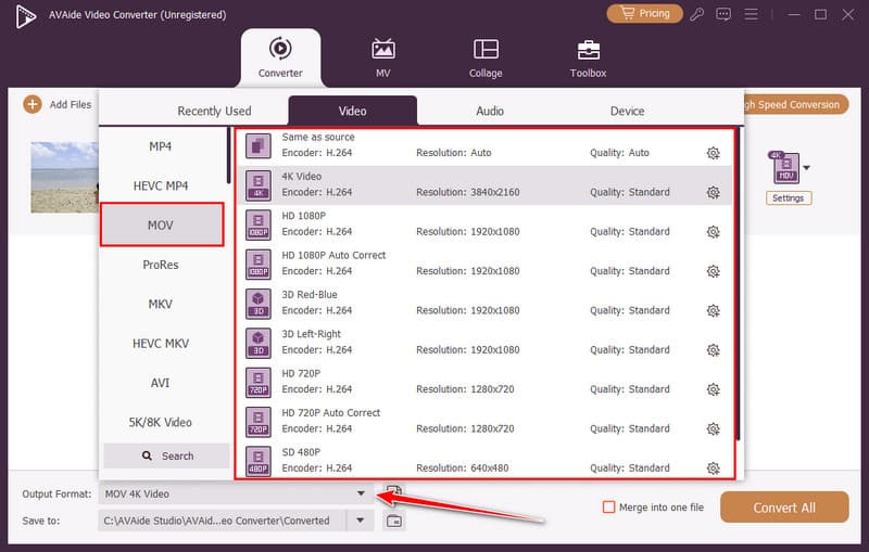 Pick Mov Çıktısı