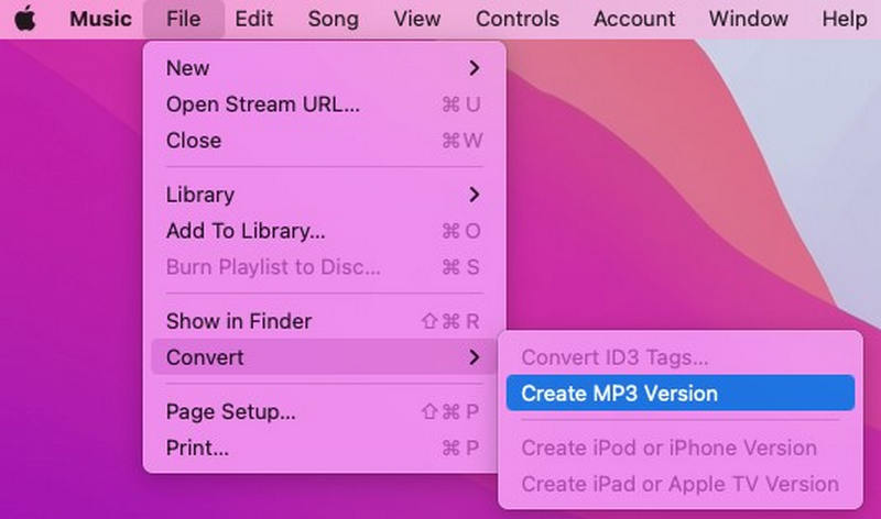 Convert WebM to MP3 in Apple Music on Mac