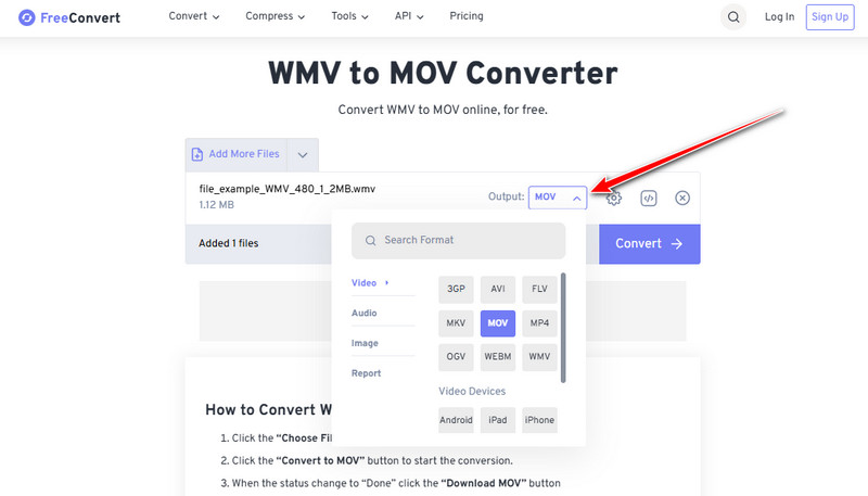Conversie gratuită WMV în Mov