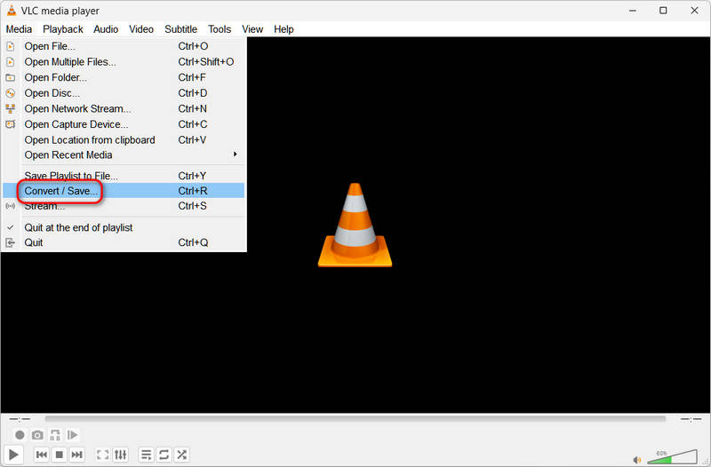 Launch The Converter In VLC