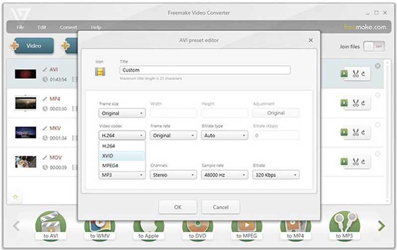 Editing Interface