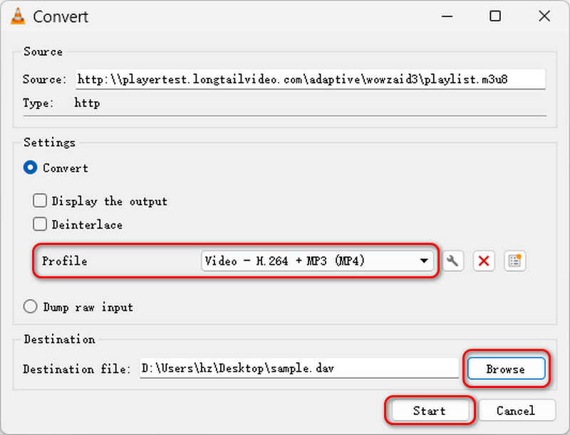 Ladda ner M3U8 som MP4 i VLC