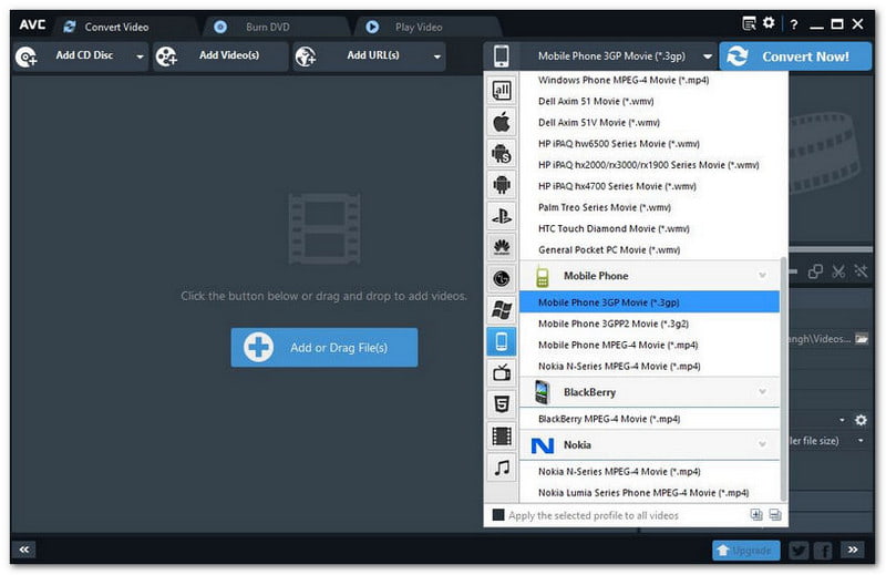 Any Video Converter Beste gratis MKV til 3gp-konverter