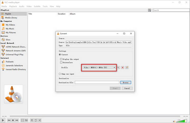Convertir VLC