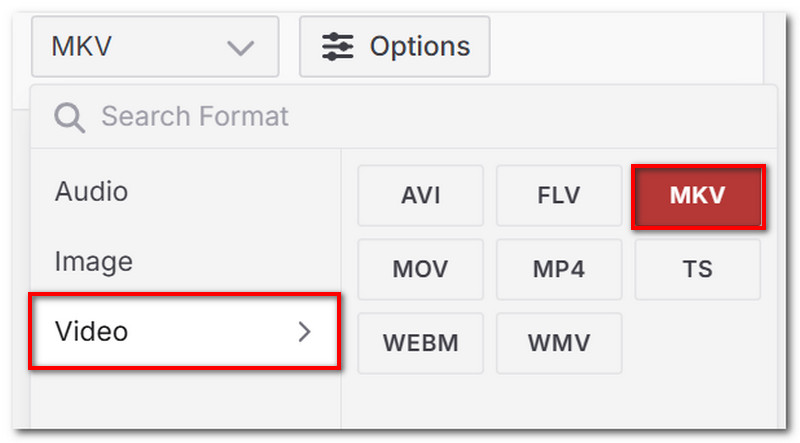 Cloudconvert Formato MKV