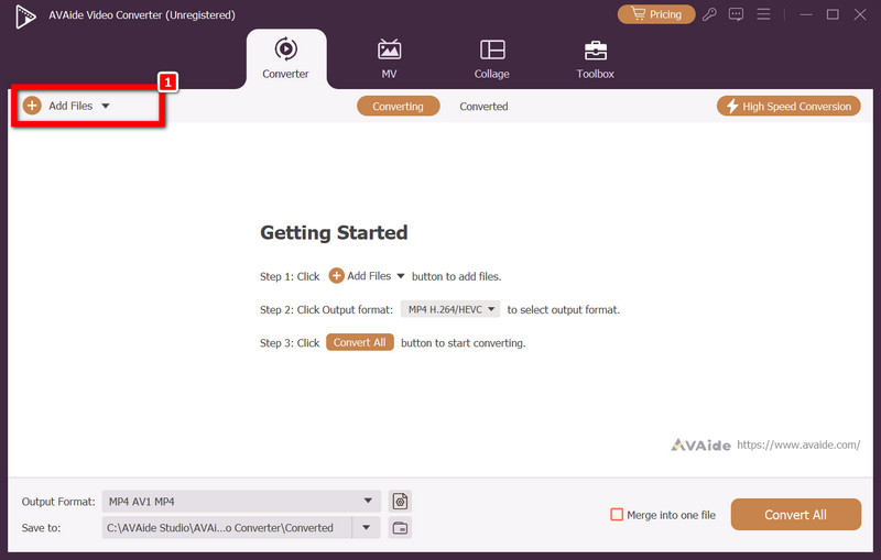Avail Legg til filer