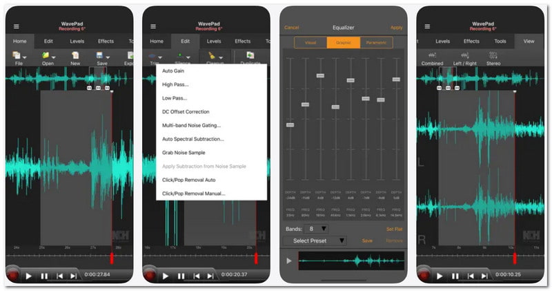 Editor Audio Pad Gelombang