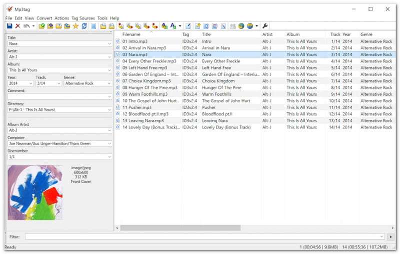 Mp3tag A legjobb Flac szerkesztő Windowsra
