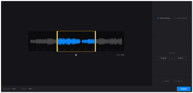 חותך MP3 של Clideo חותך MP3 מוביל בחינם באינטרנט