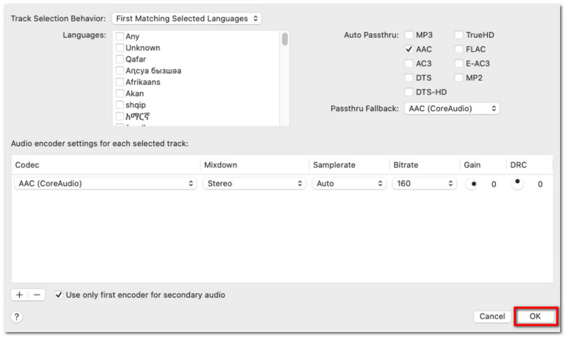 הוסף מסלול לבלם יד