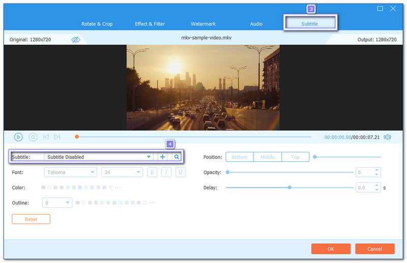 Thêm hoặc tìm kiếm phụ đề