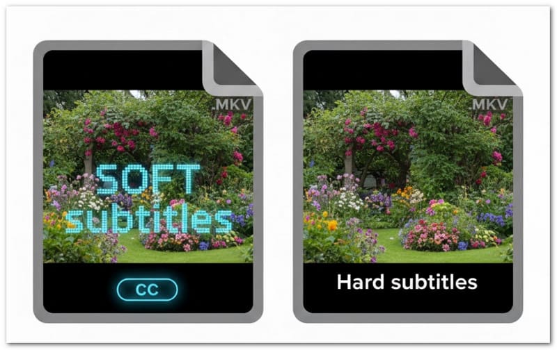 MKV có hỗ trợ phụ đề mềm cứng không?