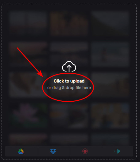 Videobestand uploaden