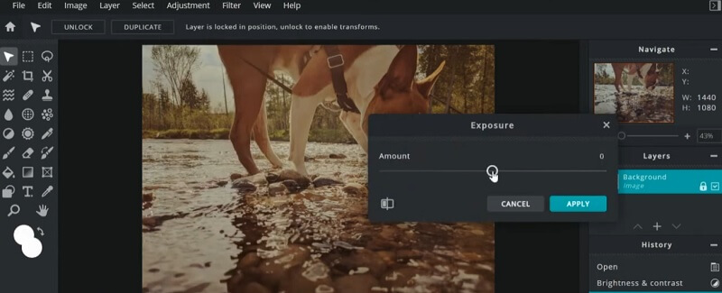 添加復古效果 Pixlr