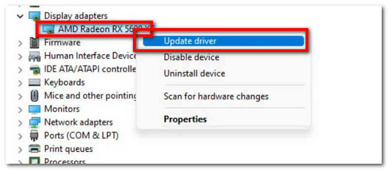 Opdater grafikdrivere