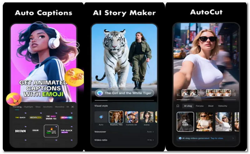 Capcut 自動音樂影片製作器
