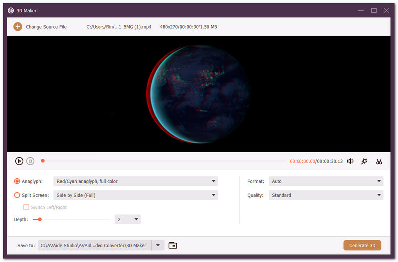 AVAide Video Converter En İyi Hepsi Bir Arada 3D Video Oluşturucu
