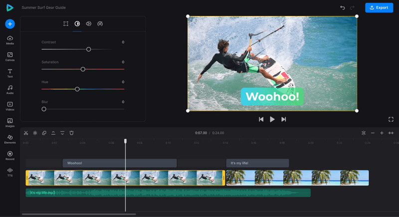Clideo Video Editor