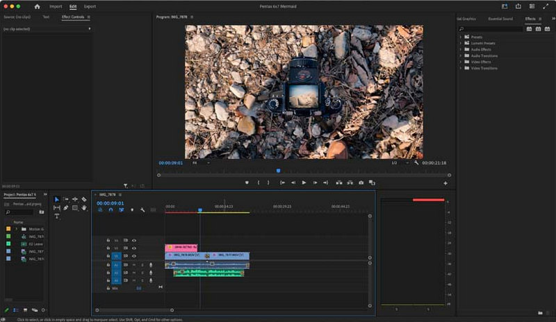 Premiere Pro Arbeitsbereich