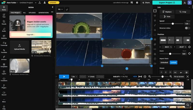 Kapwing在线视频拼贴
